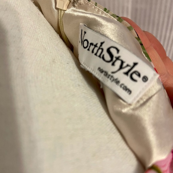 NorthStyle High Low MIDI-Dress Botanical - Picture 9 of 9